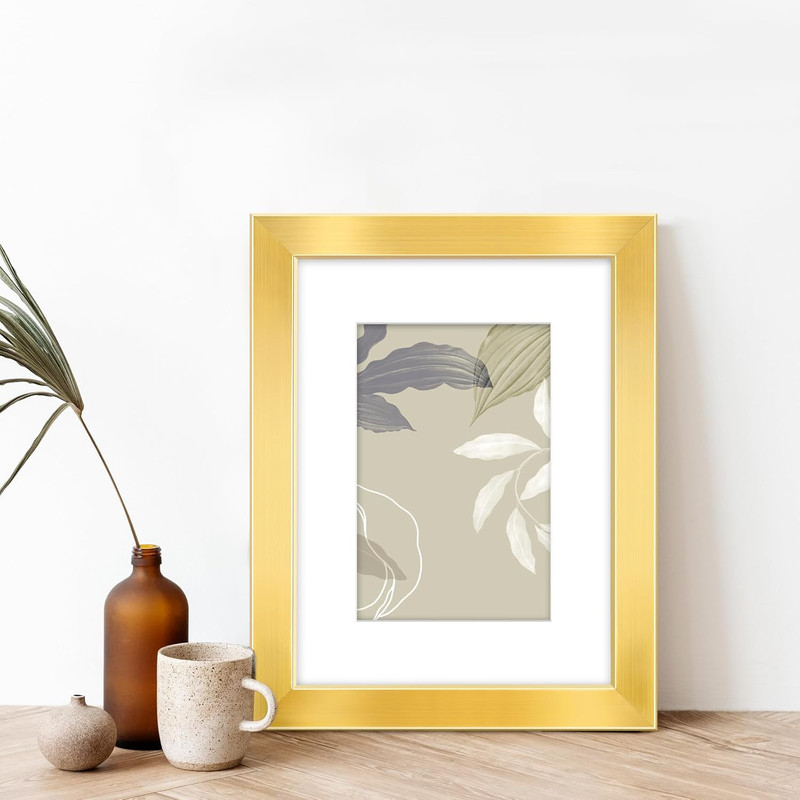8x10 Picture Frame Gold, 8 x 10 Frame with High Definition Plexiglass, Horizonta gallery
