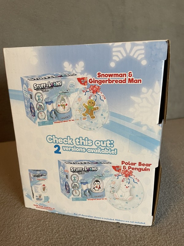 Goodmark Stuffaloons Snow Globe Maker Kit Create Your Own Balloon -Value Set NIB gallery