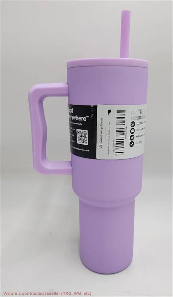 Simple Modern 40oz Trek Hydrangea Straw Tumbler Purple SEE DETAILS gallery