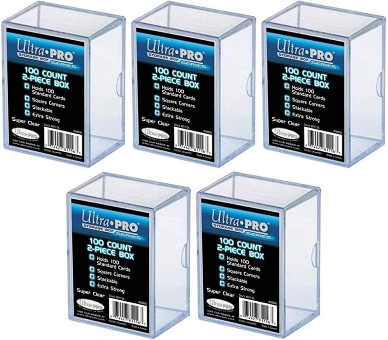 Pack of 5 Stackable Plastic Storage Boxes with Lift-off Lid and Airtight Closure gallery