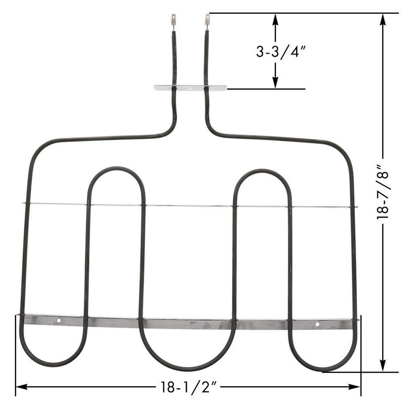 Range Oven Bake Unit Heating Element for Whirlpool Kitchenaid 74011117 W10276482 gallery