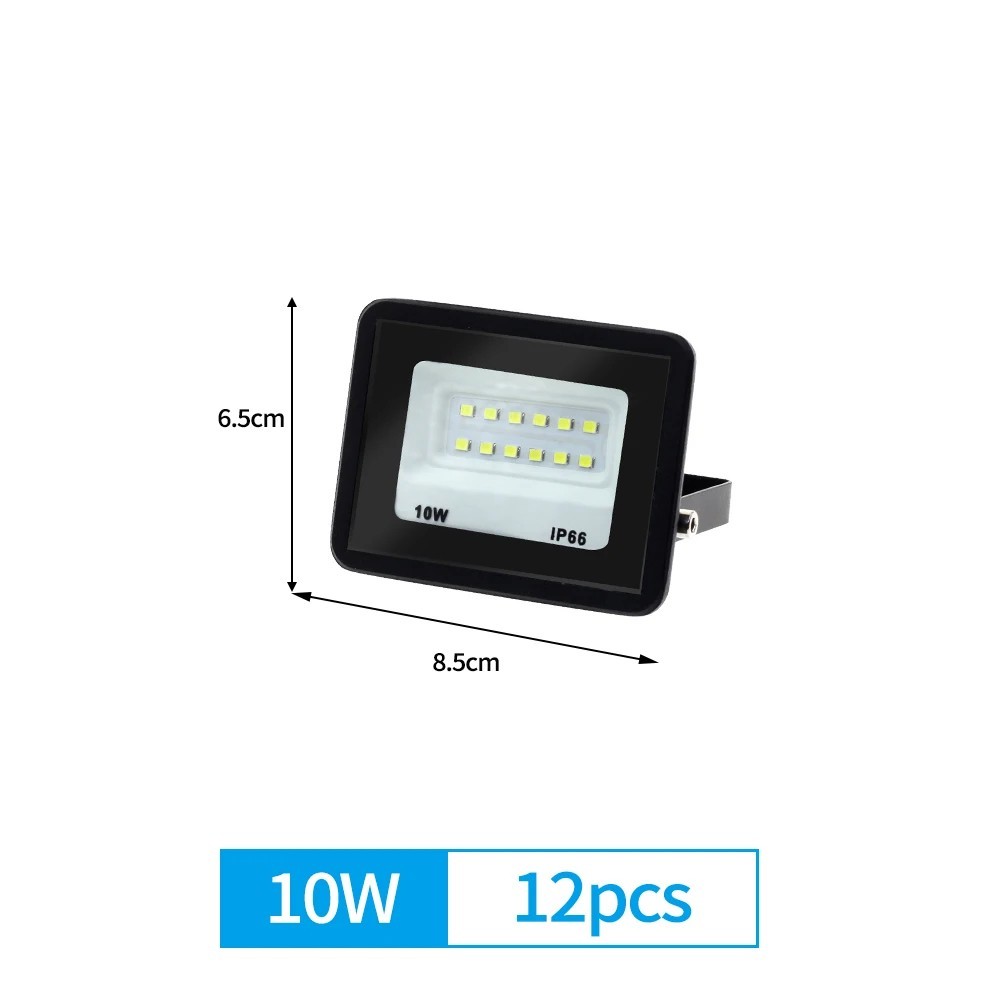 LED Floodlight 10W-300W IP66 Waterproof Outdoor Light 120° 8.5-31.5cm/3.3-12.4in gallery