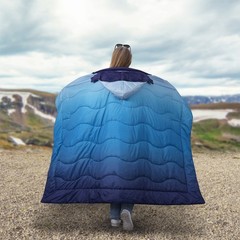 Below Zero Wearable Outdoor Blanket  Blue