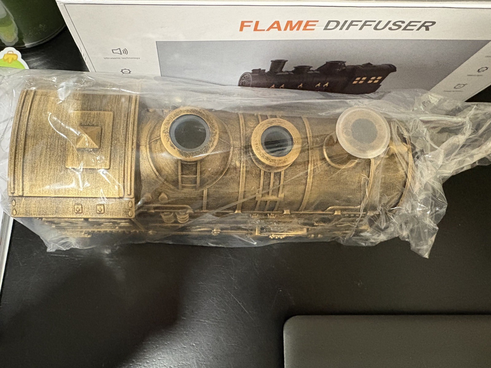 Oil Diffuser, Ultrasonic Cute Locomotive Steam Express Train Flame Ar... gallery