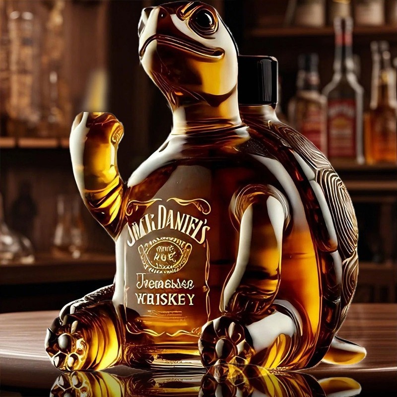 Turtle Whiskey Bottle 2026 - Unique Animal Glass Decanter Gift gallery