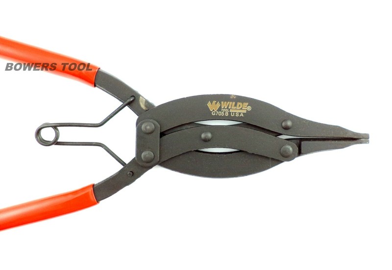 Wilde Tool 10” in. Straight Compound Lock Ring Pliers Snap Retaining MADE IN USA gallery