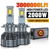 H4 H7 H11 Canbus LED Car LED Headlight 2000W 3000000LM H1 H8 H9 Fog Light 6000K gallery
