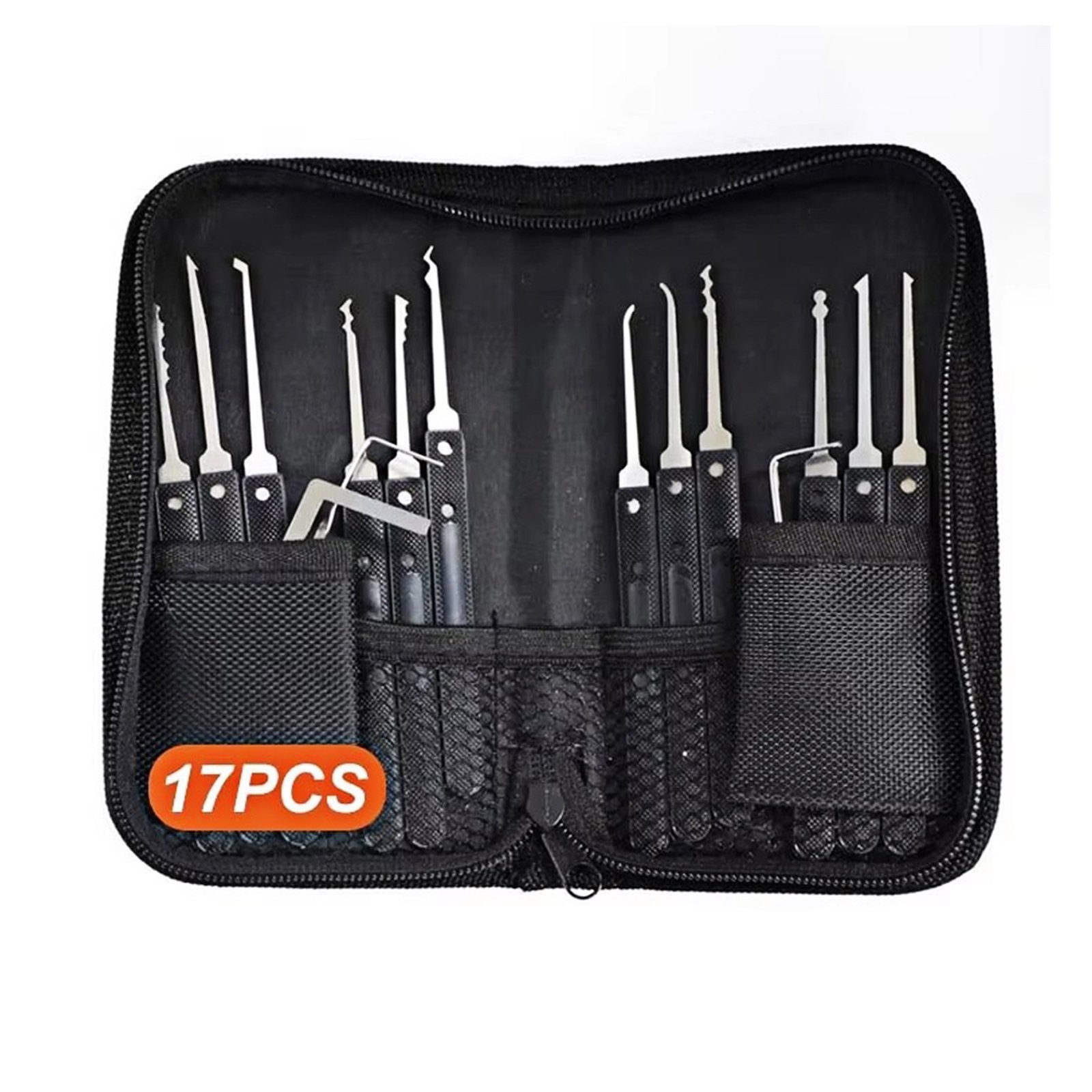 Stainless-Steel-17in1Set-Multifunctional-Key-Pi-ck-Tools-Kit-Portable gallery