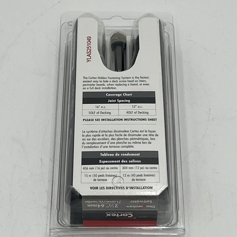 NEW!! FastenMaster 50 LF Collated Cortex Deckorators Salt Water 2-1/2” Screws gallery