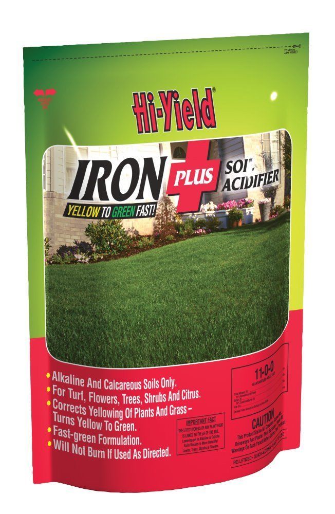 Iron Plus Soil Acidifier Yellow To Green Lawn Flower Tree Shrubs 11-0-0 4Lbs NEW gallery