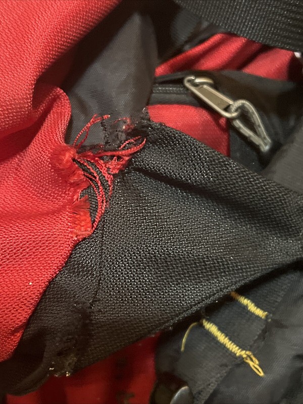 Mountain Smith Backpack Internal Frame Red Hiking Bag Bridger 4000 5