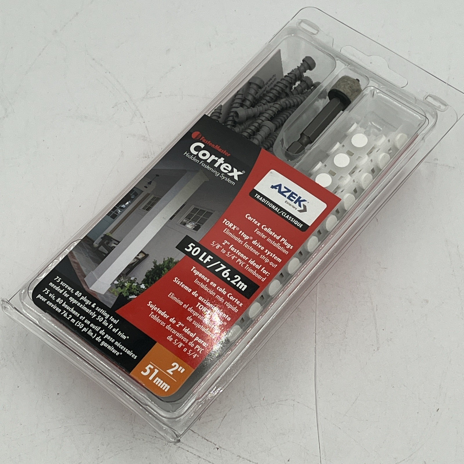 NEW!! FastenMaster Cortex Hidden Fastening System AZEK Trim 2" Screws Plugs 50LF gallery