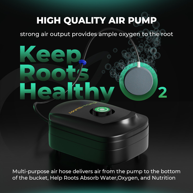 Mars Hydro DWC Hydroponics Grow System 5 Gallon Deep Water Culture with 2 Bucket gallery