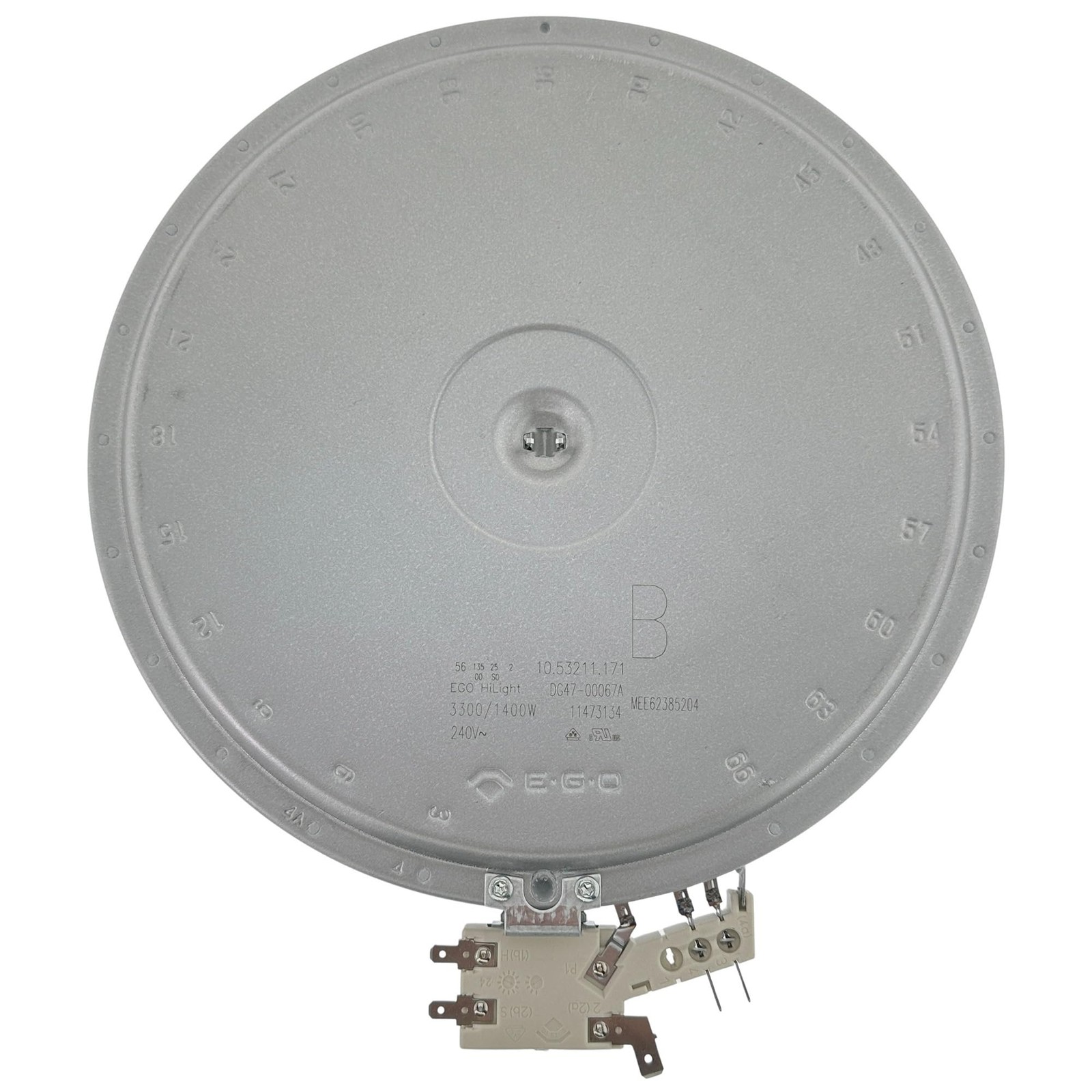 Cooktop 9in./6in. Dual Radiant Surface Element Burner 3300/1400W OEM DG47-00067A gallery