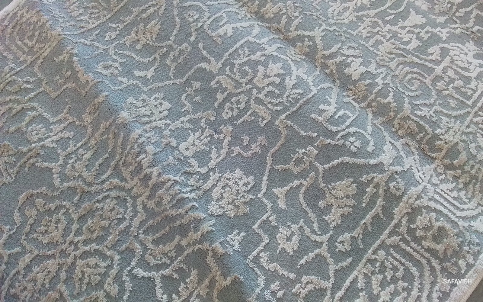 L GREY / CREAM 2'-3" x 8'-0" Back Stain Rug, Reduced Price 1172765847 RFT670C-28 gallery