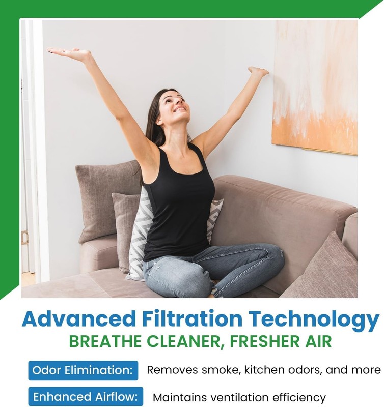 Carbon Replacement Filter Compatible with HAPF60, , , , , , – 6” x 9.25” x 0.... gallery