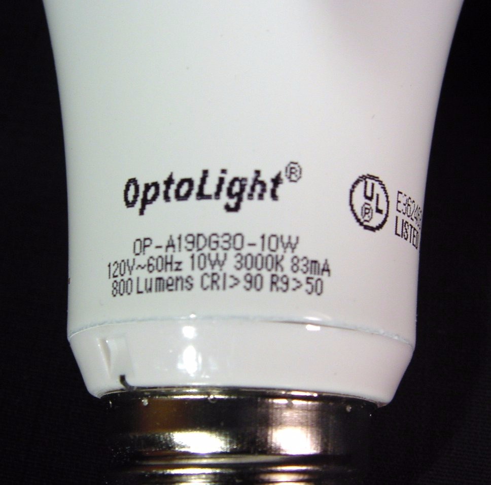 LED Dimmable Light Bulb 800 Lumens 10 Watt=60 Watt 3000K SAVES MONEY & ENERGY gallery