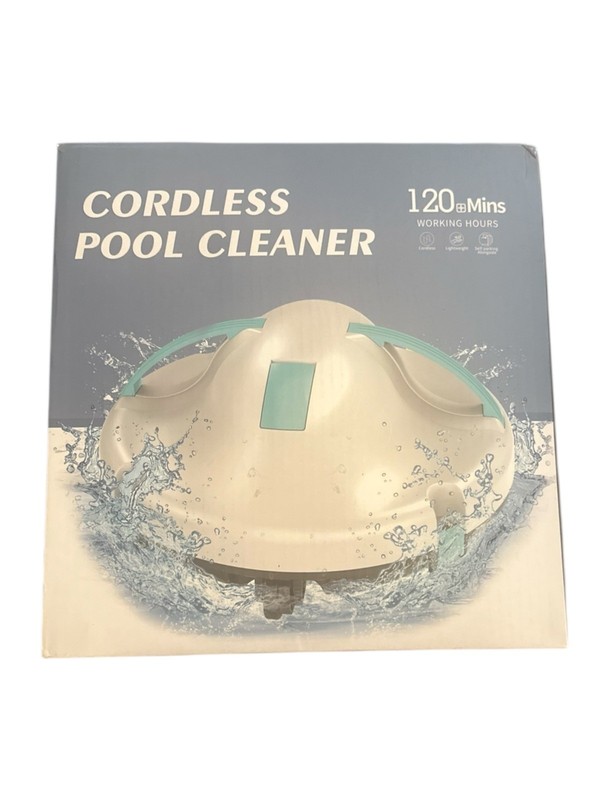 Cordless Robotic Pool Cleaner Vacuum IPX8 Waterproof 5200mAh Recharge 120 Mins gallery