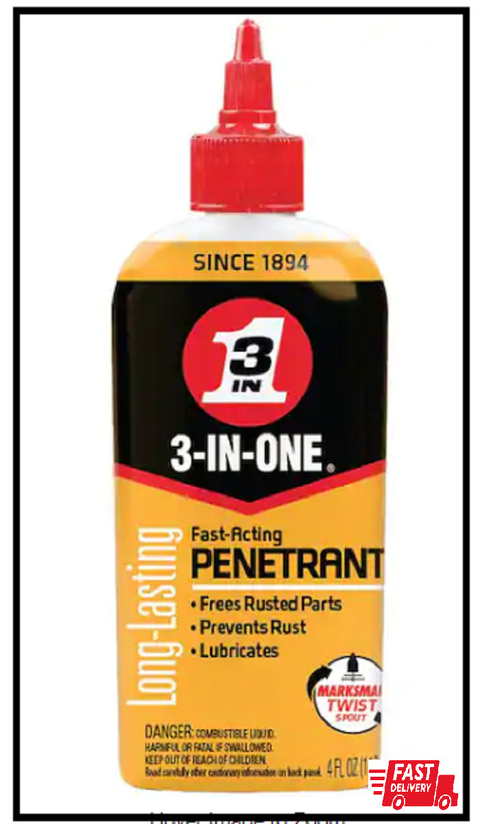 3-IN-ONE 4 oz. Fast-Acting Penetrant Drip Oil gallery