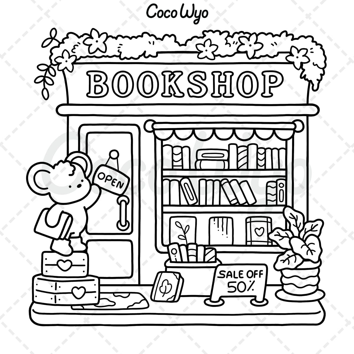 Little Corner: Coloring Book for Adults and Teens, Super Cute Designs of... gallery