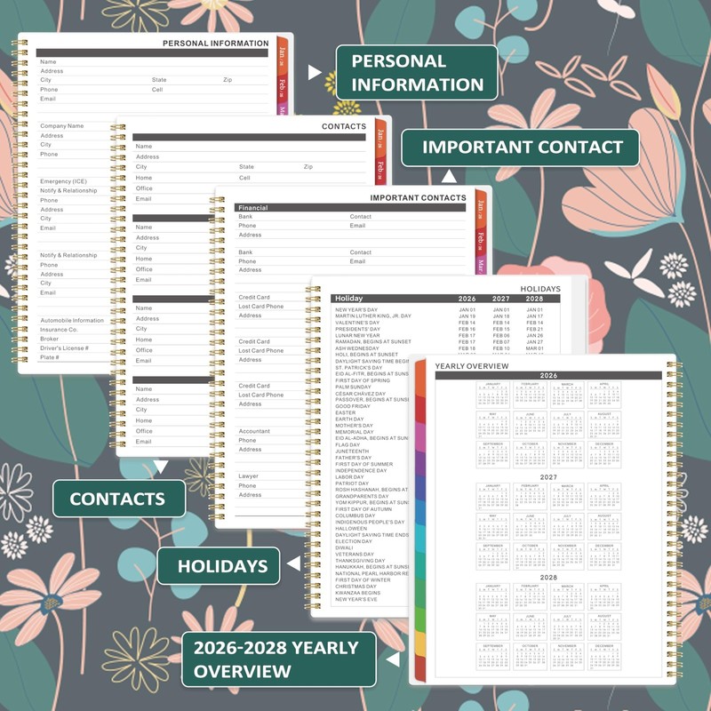2026 Monthly Planner - January 2026 - December 2026, 9" x 11", Large Calendar... gallery