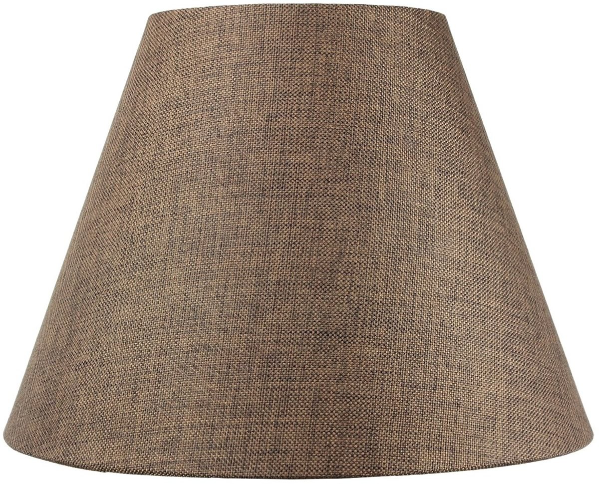 8x16x12 Hard Back Empire Lampshade - Chocolate Burlap gallery