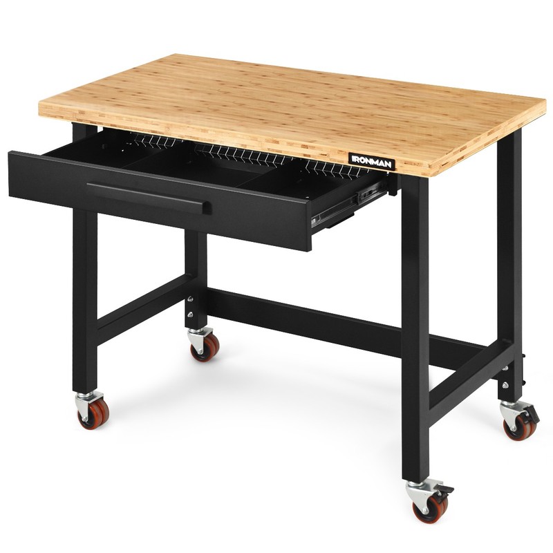 48 Inch Workbench Garage Workcenter Tool Table With Organizer Drawer gallery