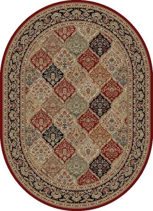 Traditional Persien 5x7 Patchwork Panel Flower Actual: 5' 3" x 7' 3" gallery