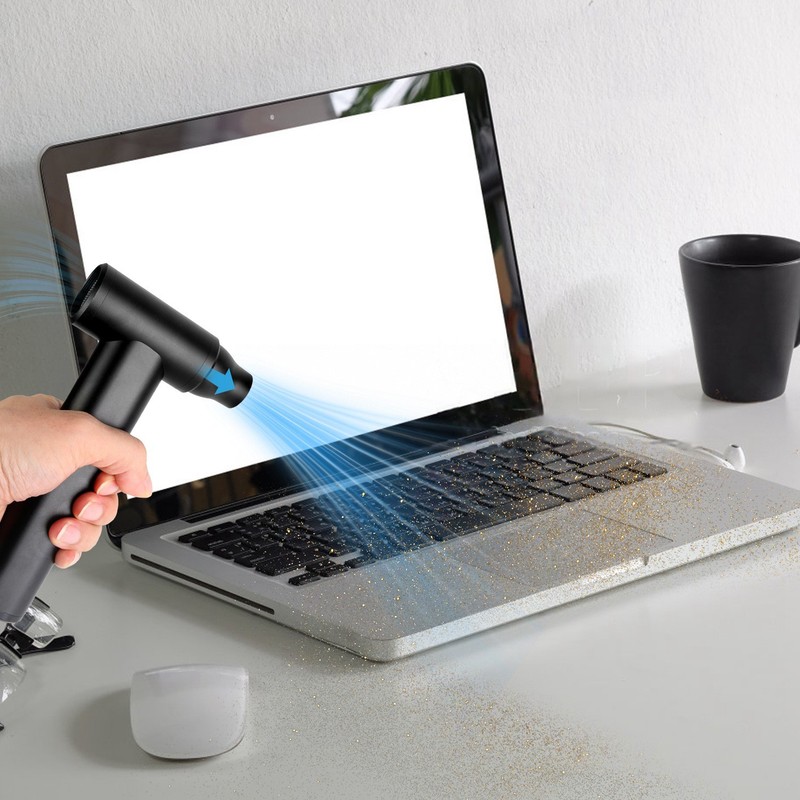 1Set Compressed Air Duster Brushless Motor 250000RPM Stepless Variable Speed 1Wm gallery