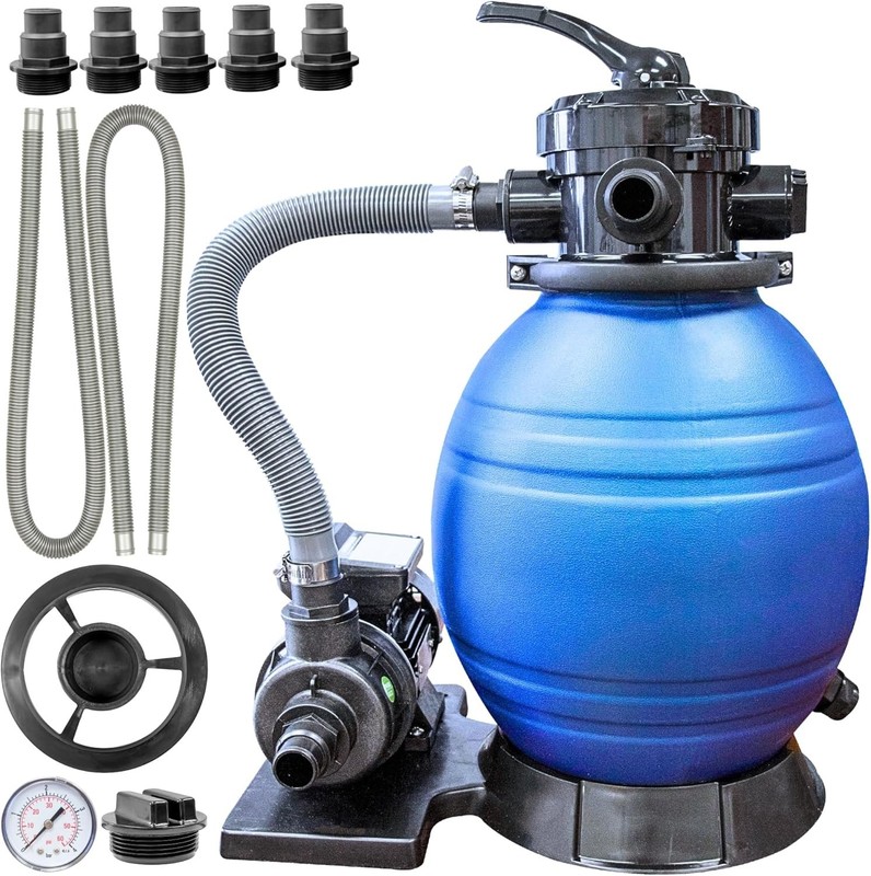 Efficient 12" Hydrotools Sand Filter with 1980 GPH Pump for Above-Ground Pools gallery