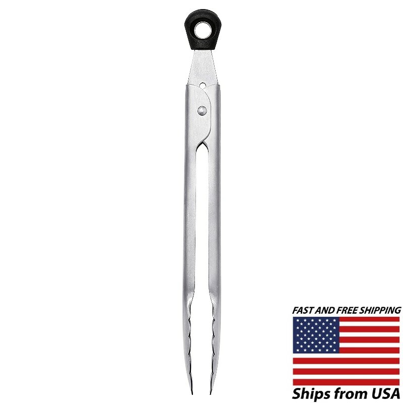 OXO Good Grips Mini Kitchen Tongs Stainless Steel Locking - For Cooking-Serving gallery