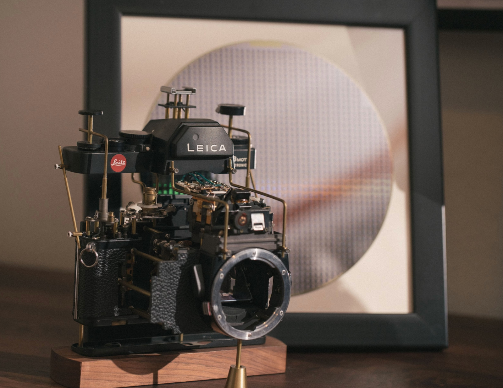 Disassembled Mechanical Film Camera, Deconstructed Nikon Canon Leica, Home Decor gallery