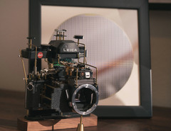 Disassembled Mechanical Film Camera, Deconstructed Nikon Canon Leica, Home Decor