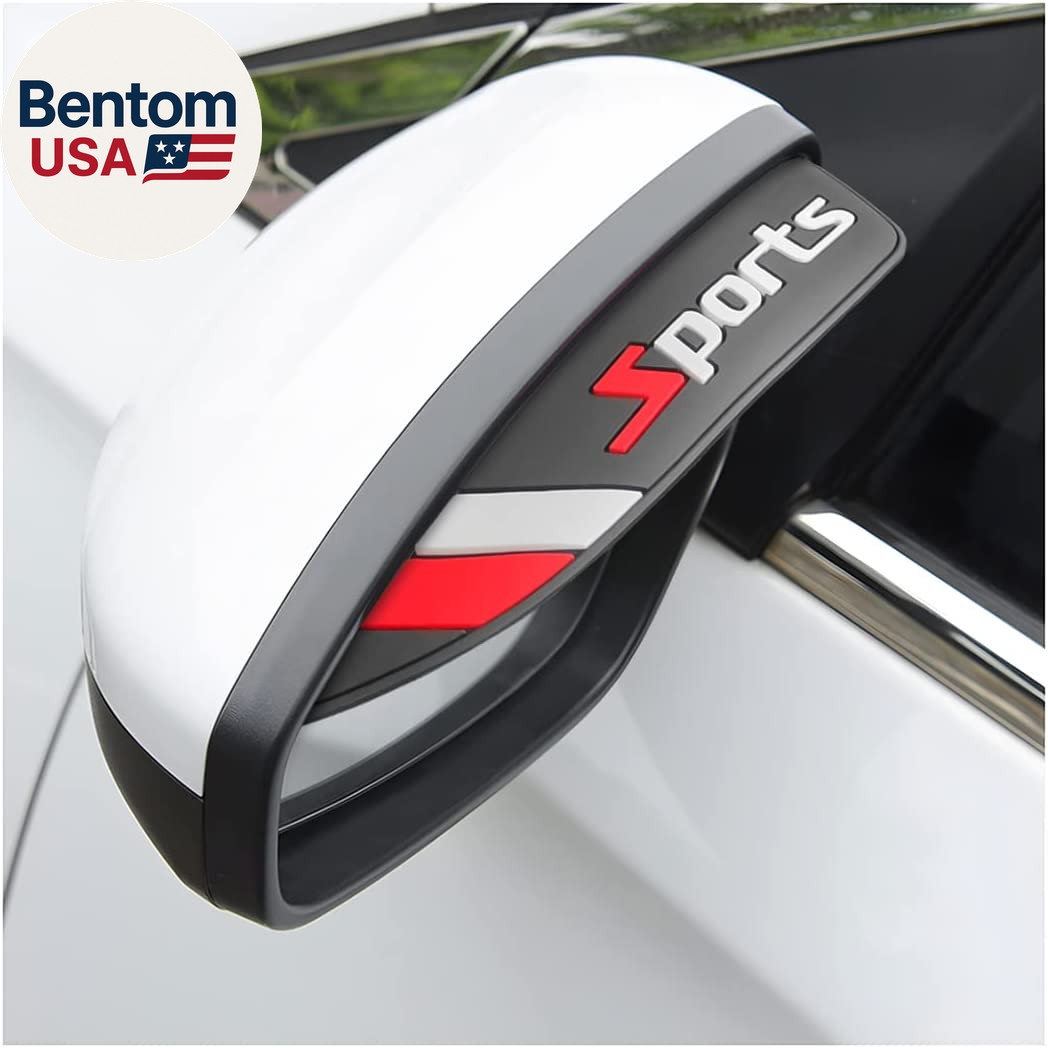 2PCS Rear View Mirror Rain Eyebrows, Waterproof PVC Auto Side Mirror Rainproof G gallery