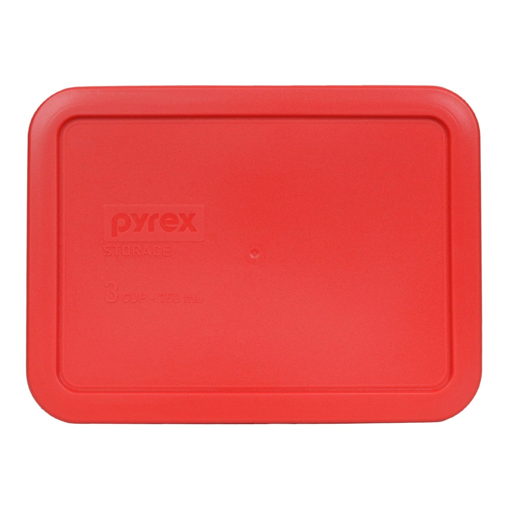 Pyrex 7210-PC Red Rectangle Plastic Storage Replacement Lid Cover