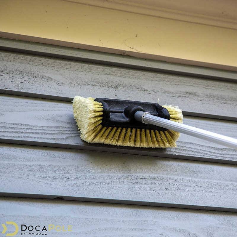 DOCA Scrub Brush Attachment for Long Handle Extension Pole - Outdoor Broom and S gallery