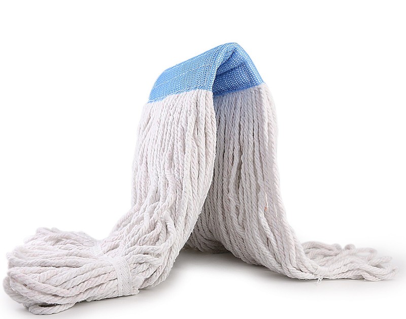 Loop-End Cotton String Heavy Duty Mop Head Refills 6 inch Headband Replacement gallery