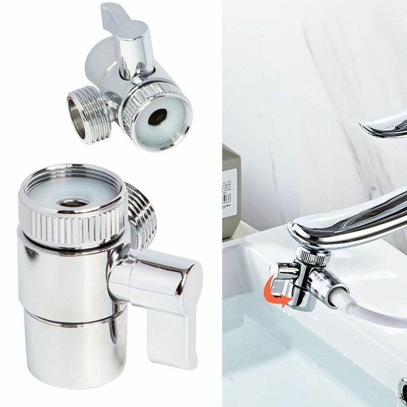 Faucet Diverter Valve Adapter Kitchen Sink To Garden M22 x M24 Hose Adapter gallery