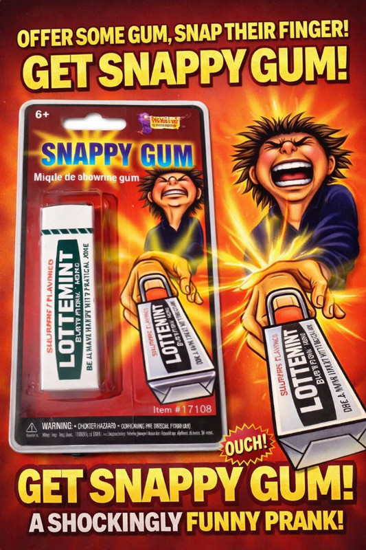 Funny PRACTICAL JOKE SET 7 Prank Kit Trick Knife Roach Gum Squirt Ring Dog Doo gallery