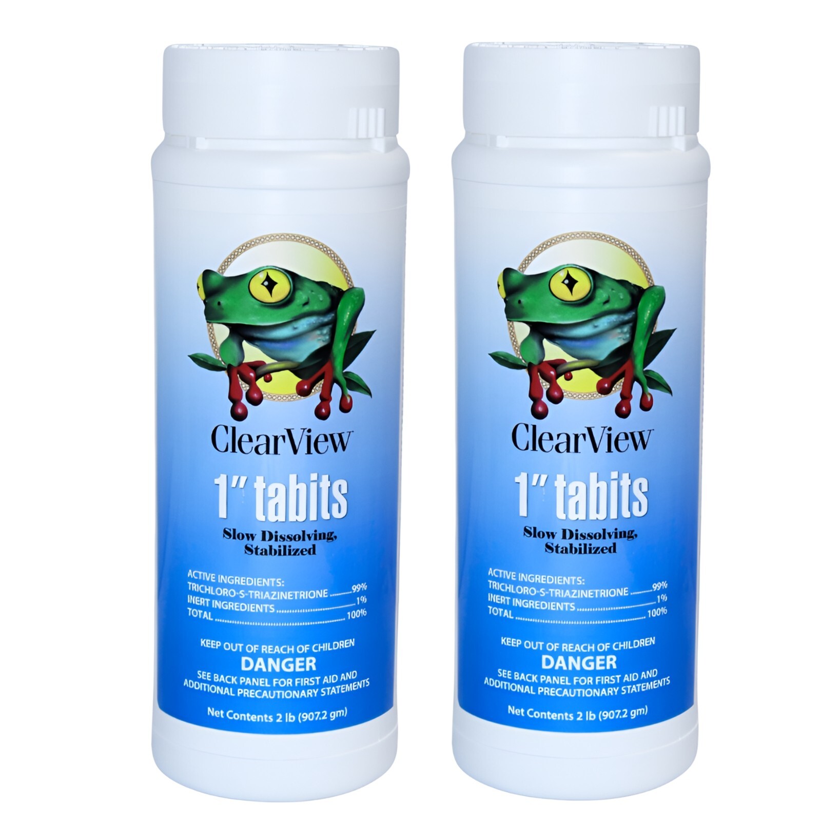 1" Inch Chlorine Tablets for Pools, Hot Tubs, and Spas - 2 Lbs (2 Pack) gallery