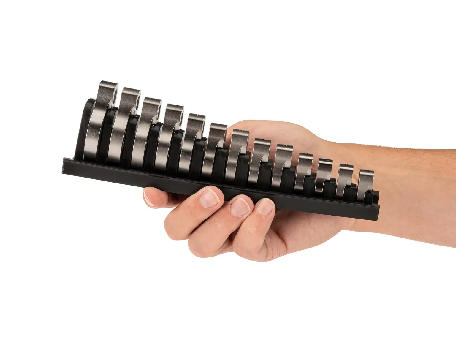 3/8 Inch Drive Crowfoot Wrench Set with Racks, 30-Piece 5/16-1 in., 8-24 mm. USA gallery