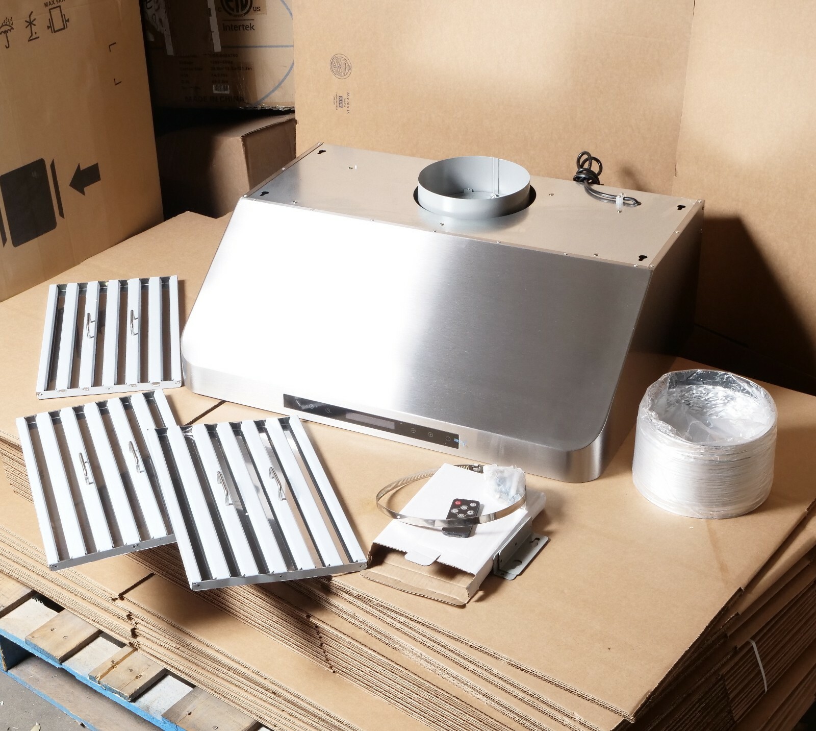 30 In. Under Cabinet Range Hood (OPEN BOX) 500 CFM, Stainless Steel LCD Controls gallery