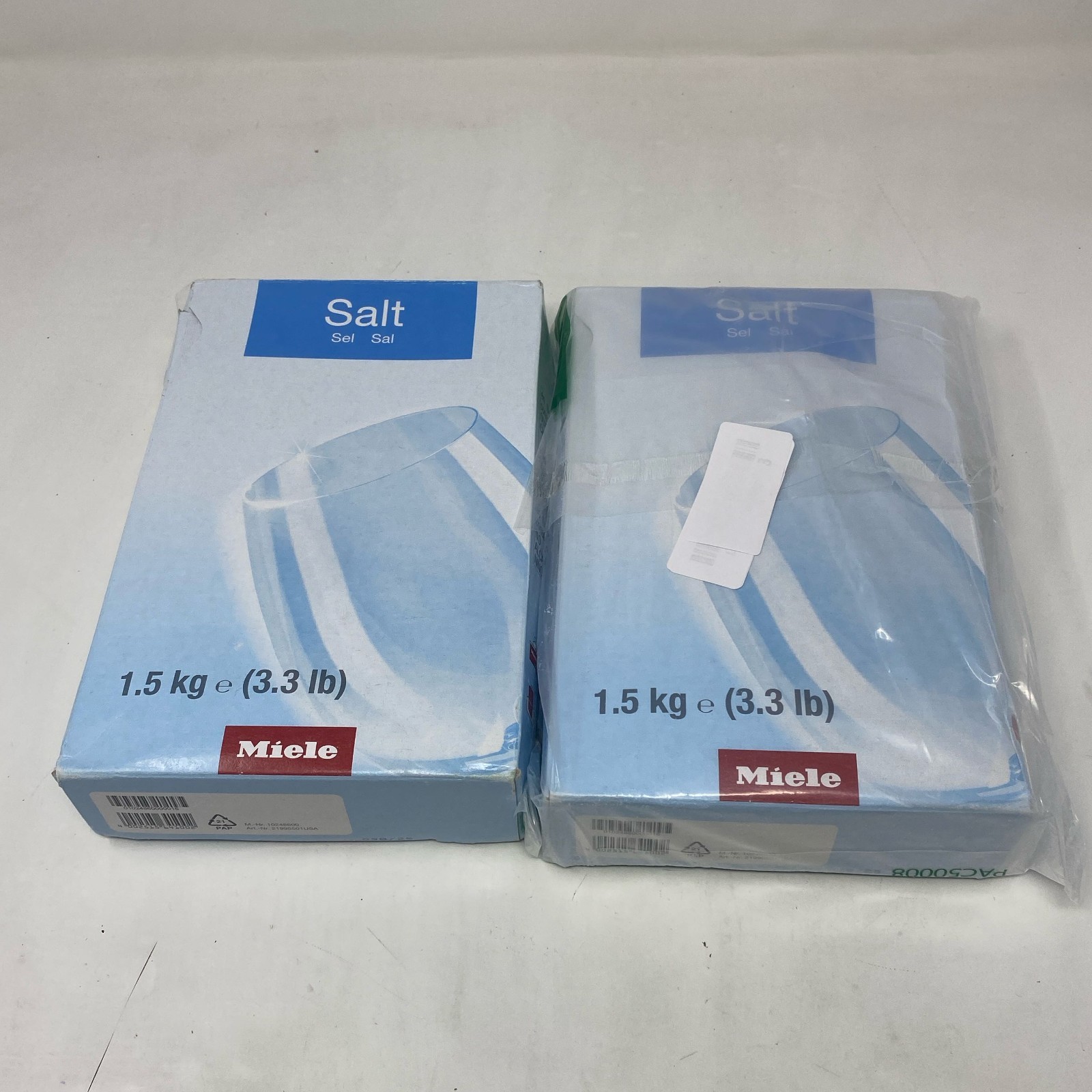 Miele Dishwasher Reactivation Salt 2-Pack 1.5kg (3.3lb) Each gallery