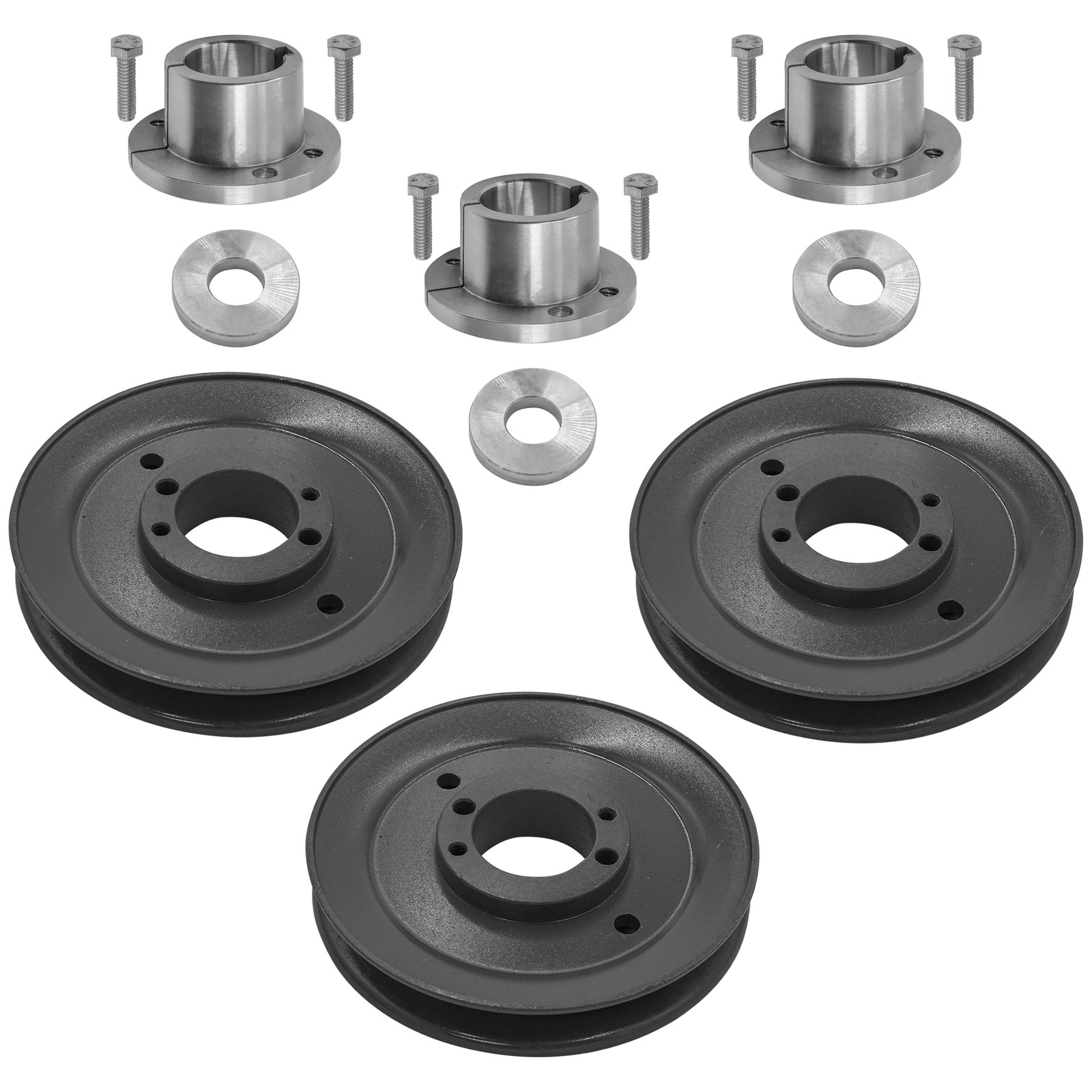 Deck Spindle Pulley w/ Split Tapered Kit For Wright WS Stand Stander 71460145 gallery