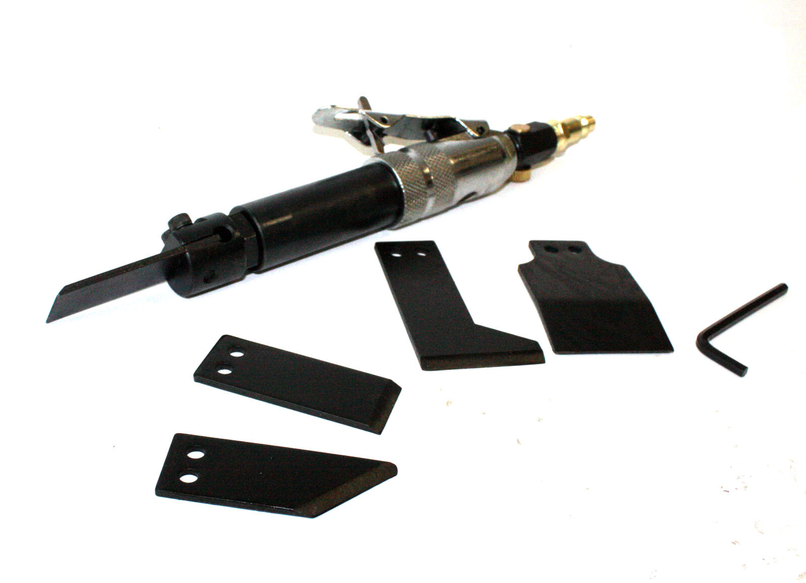 Pneumatic Air Scraper Kit w/5 Blades & Oiler Remove Gasket Paint Rust Sealer gallery