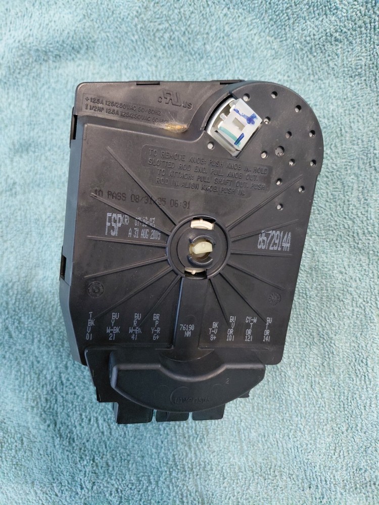 WHIRLPOOL TOP LOAD WASHER TIMER PART NUMBER 8572914