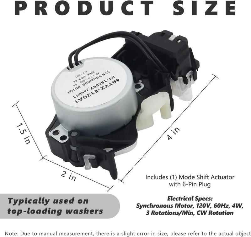 W10913953 Washer Shift Actuator Fit for W11481722 W10597177 AP6037270 W11398781 gallery