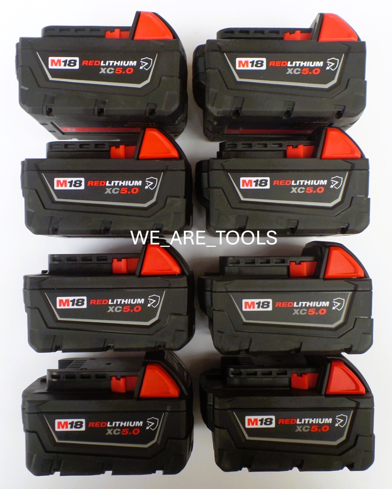 (8) New Milwaukee RESISTANT Battery GENUINE 48-11-1850R 5.0 AH XC M18 18V RED gallery