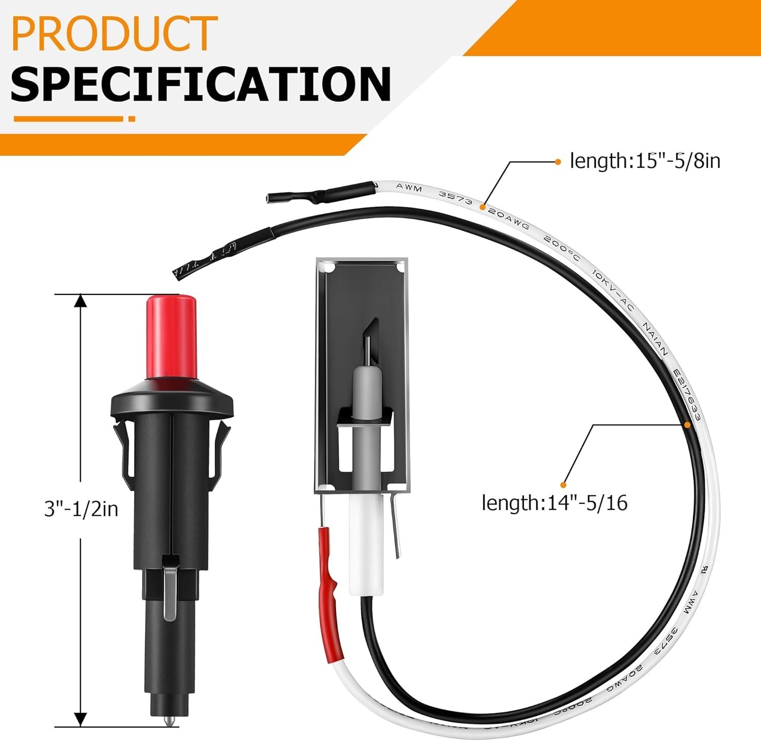 7510 Weber Grill Igniter Kit For Gas Genesis Silver/Gold/Platinum Spririt E210.. gallery
