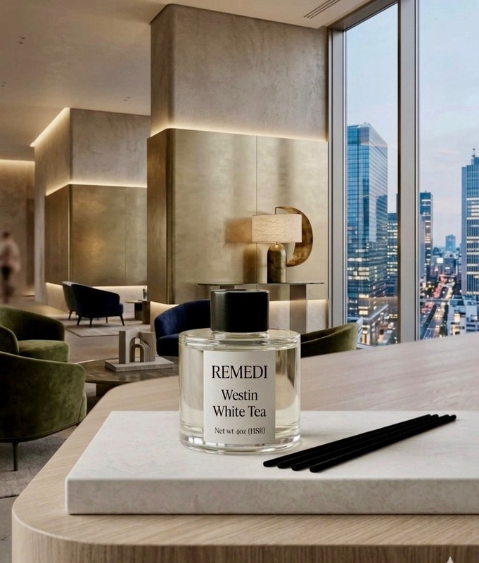 Westin Hotel White Tea Scent Reed Diffuser Set gallery